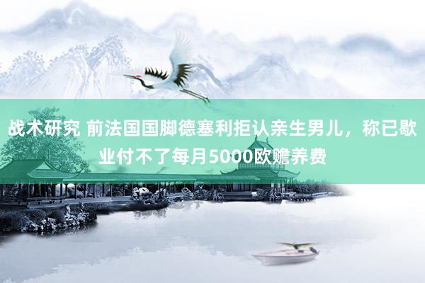 战术研究 前法国国脚德塞利拒认亲生男儿，称已歇业付不了每月5000欧赡养费